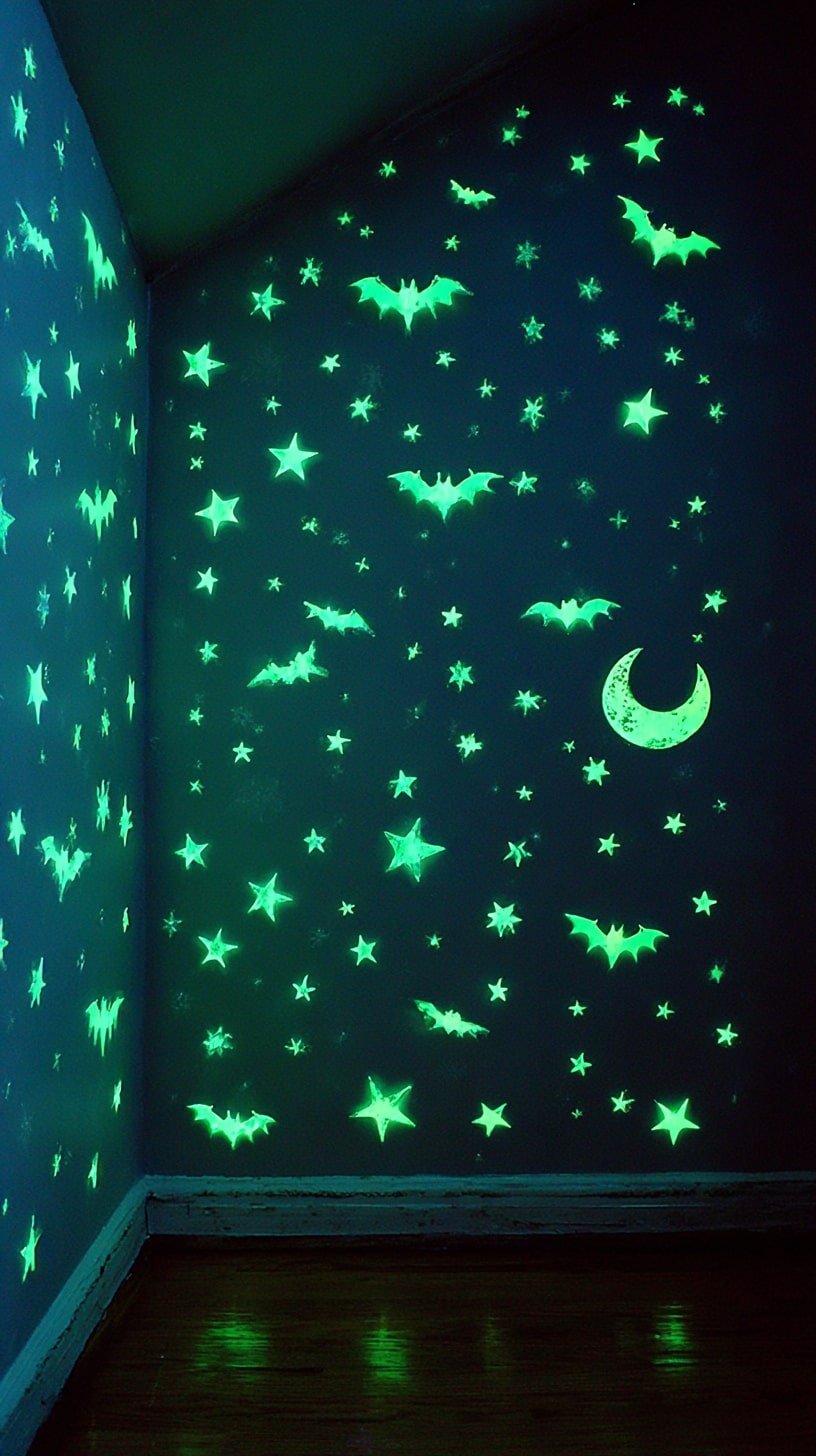Stick Glow-in-the-Dark Shapes