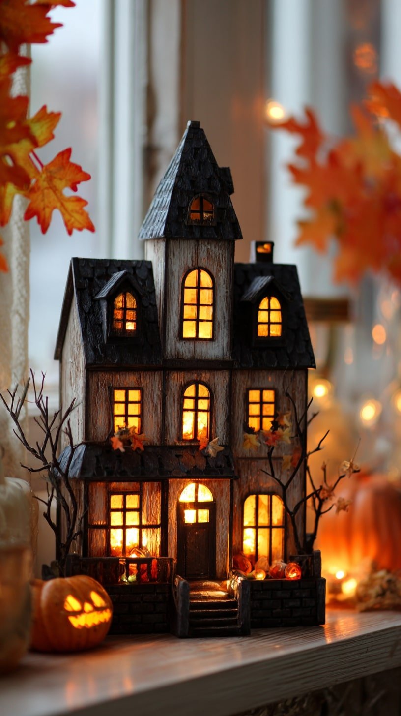 Mini Haunted House for Cozy Fright Appeal