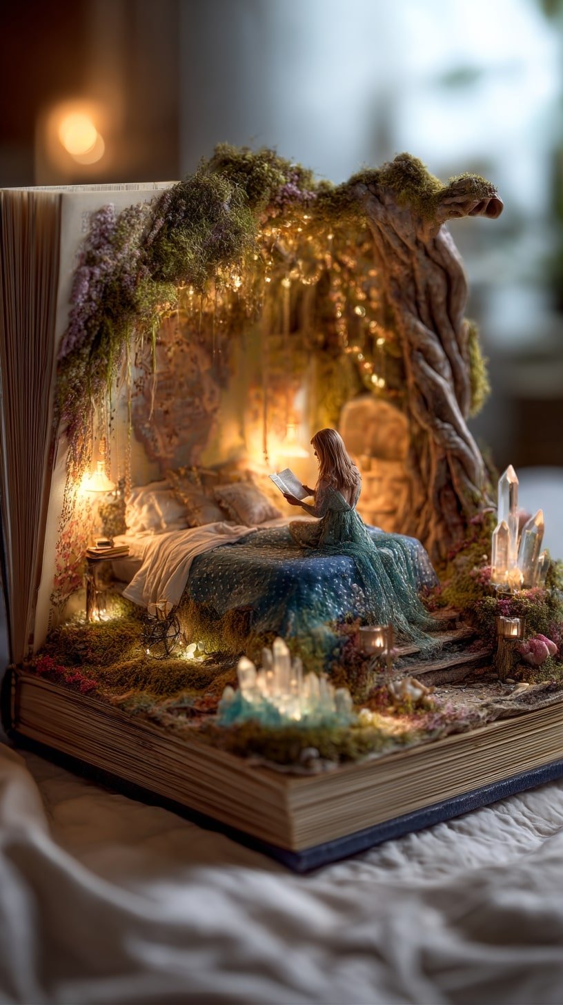 Miniature Bedroom into a Storybook Base