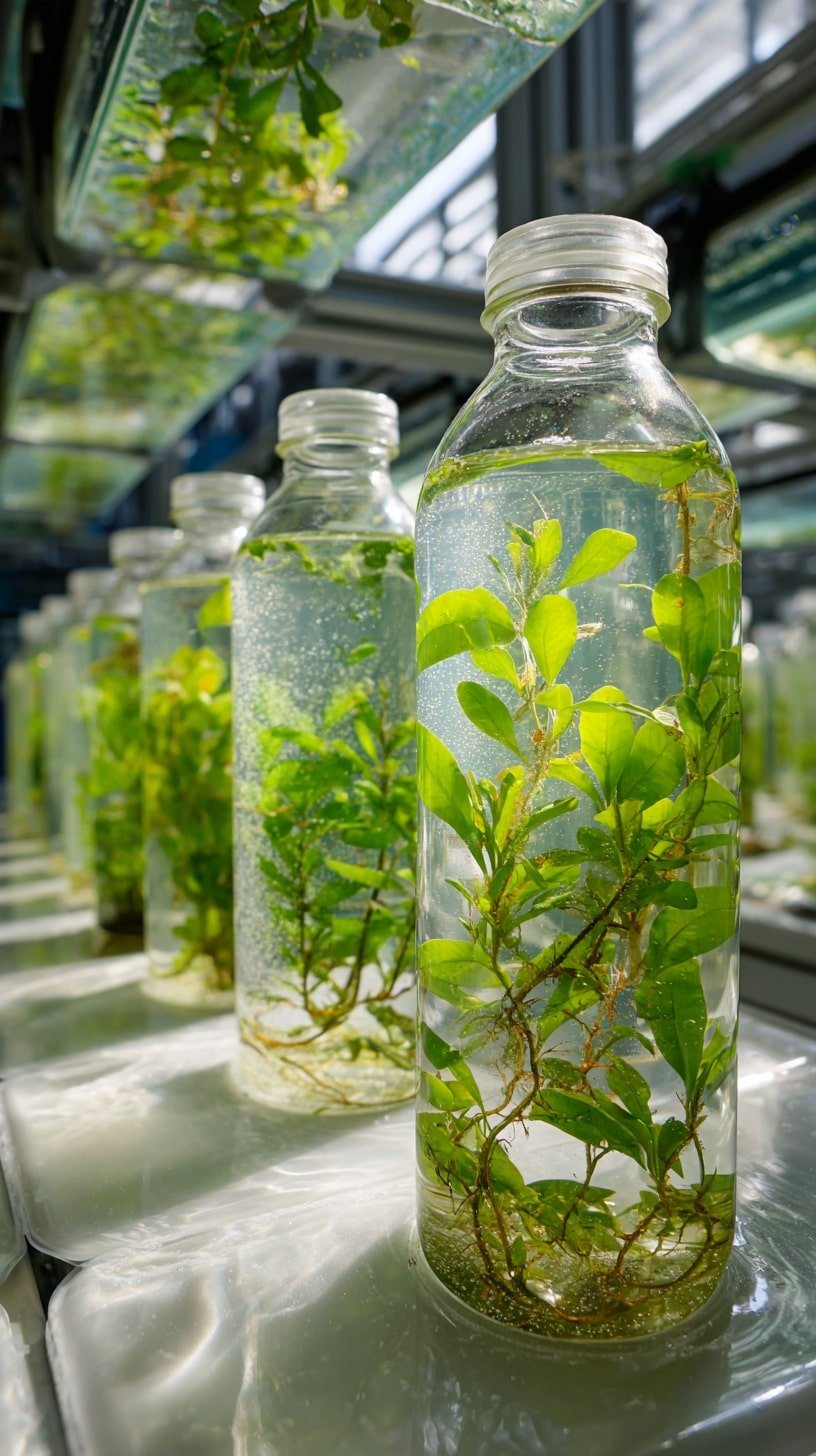 Line Up Cut Bottles for a Bright