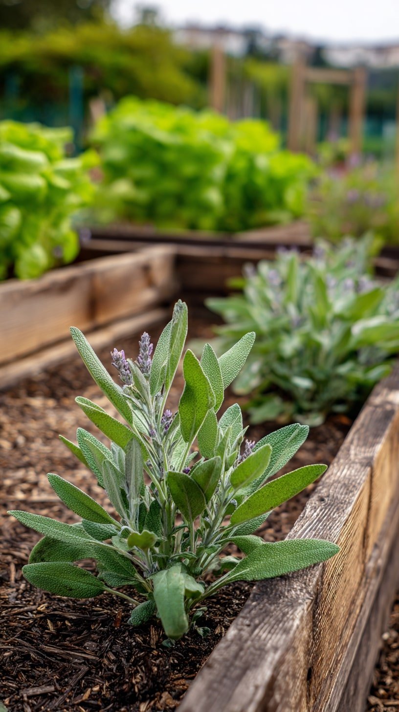 Grow Culinary Sage in Raised Beds