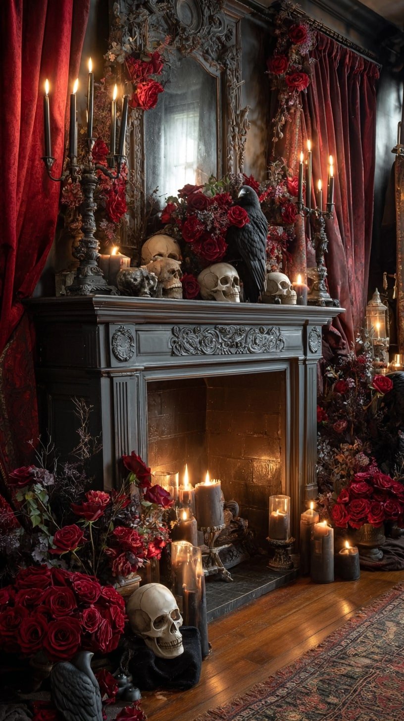 Gothic Florals with Macabre Props