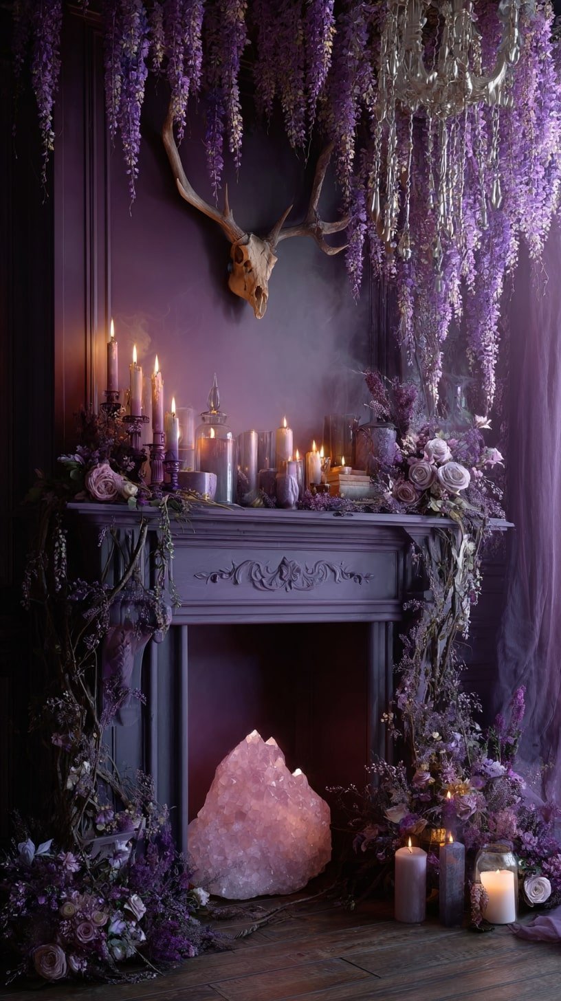 Lavender Tones with Crystal Glow