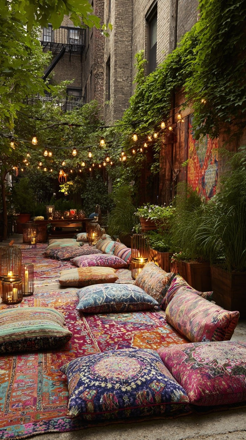 Patterned Floor Cushions