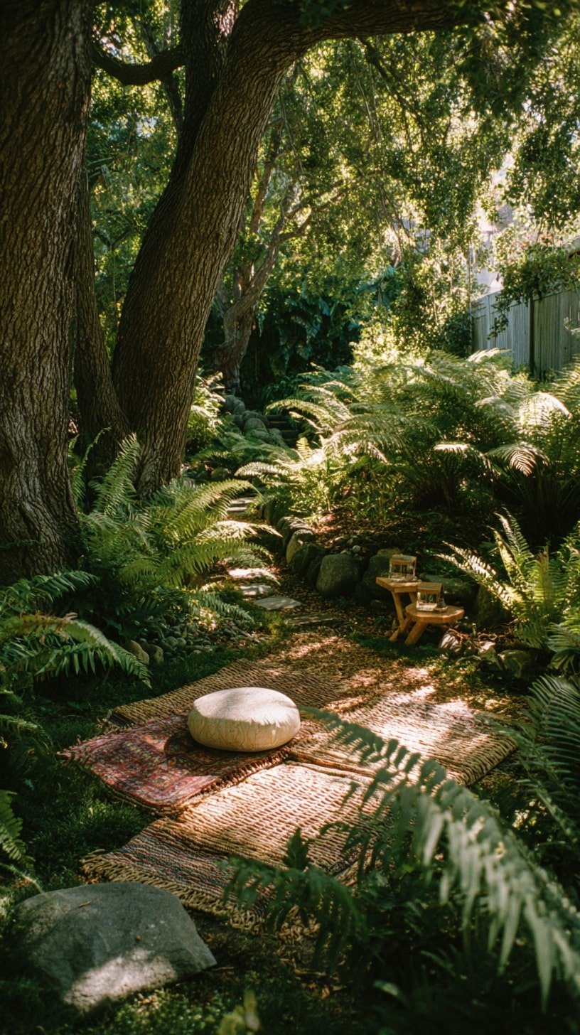 Natural Rugs Over Mossy Ground for Instant Softness