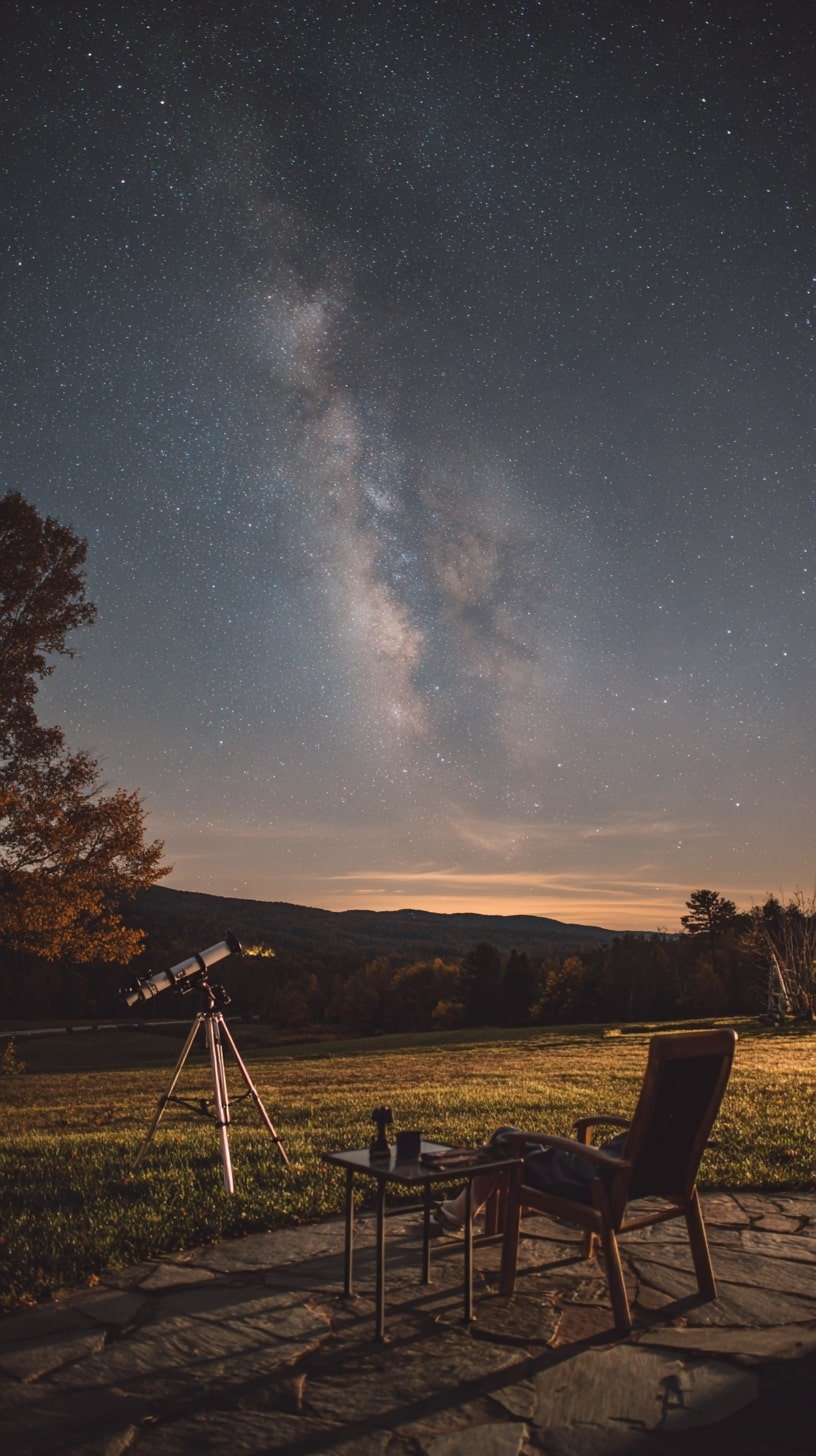 Stargazing Furniture with a Telescope Anchor
