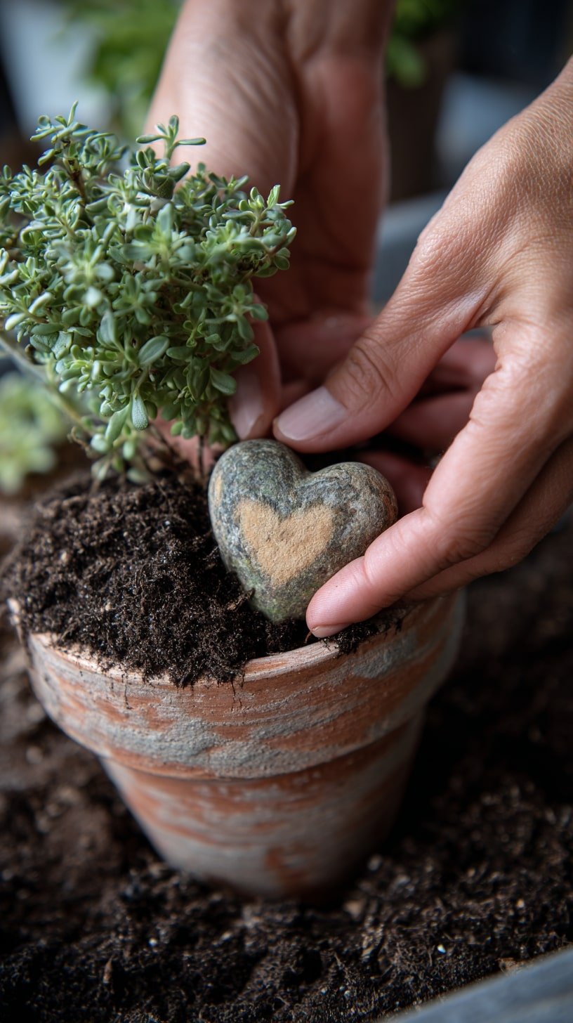 Nest Keepsake Stones to Infuse Soul into Containers