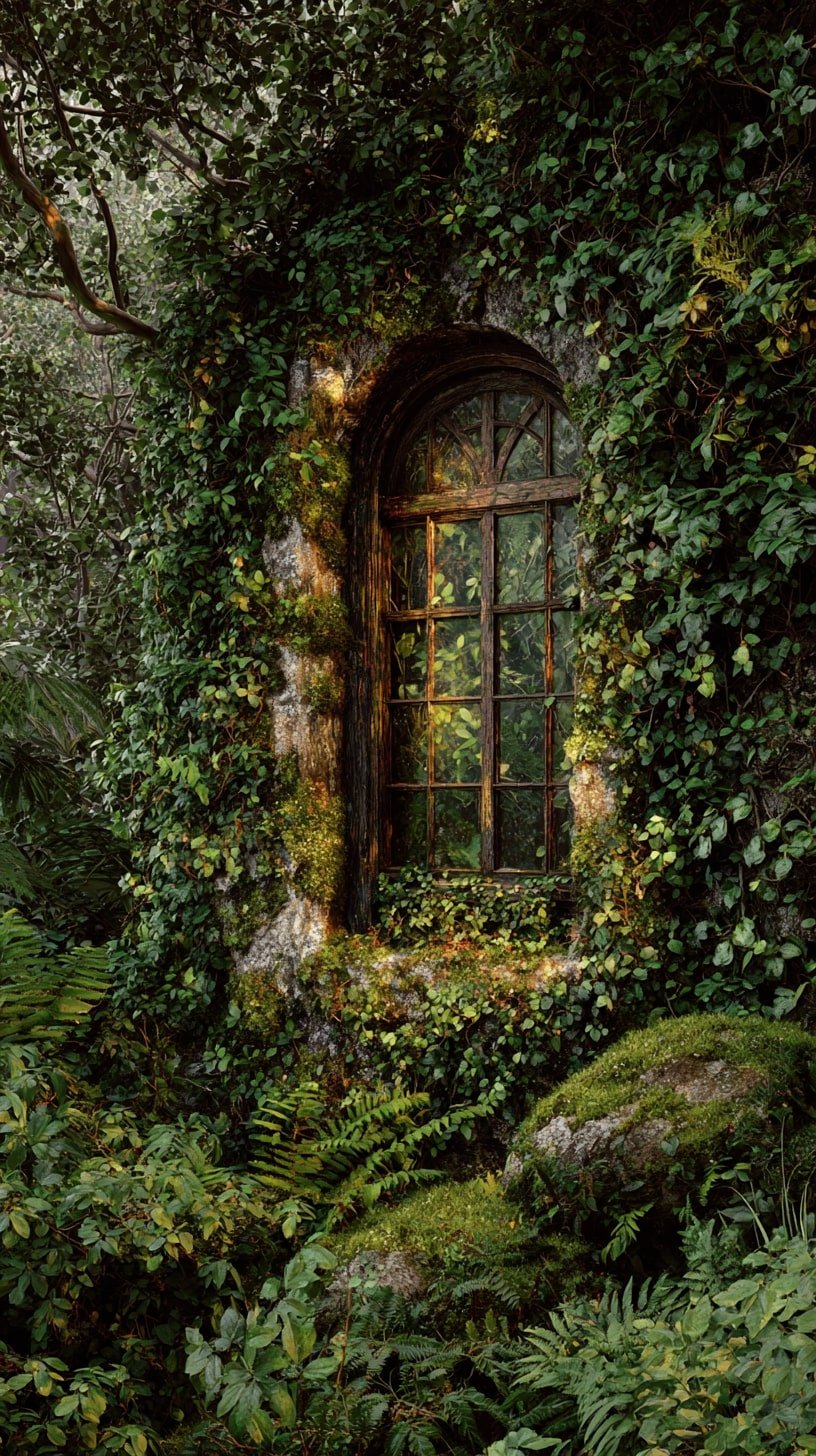 Window Frames for Secret Garden Drama