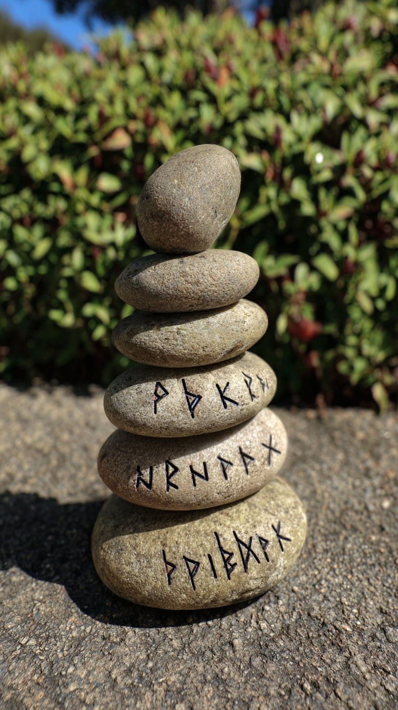 Stack Rune Stones for Mystical Markers