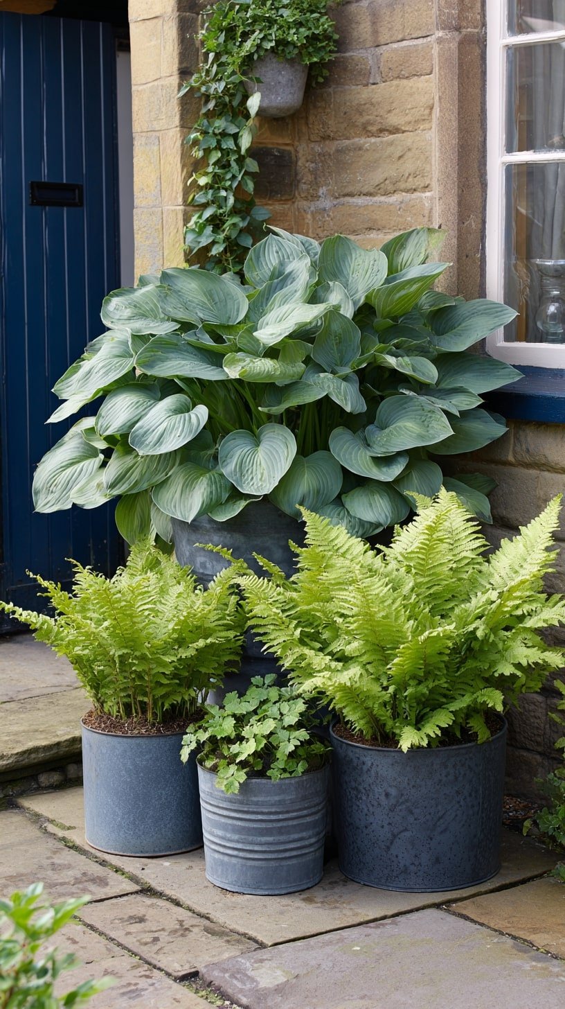 Cluster Galvanized Planters