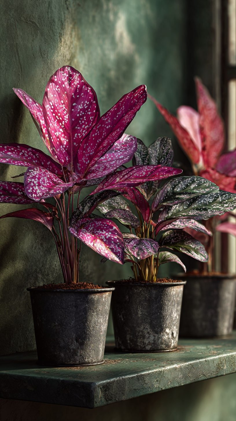 Dappled Pink Caladiums