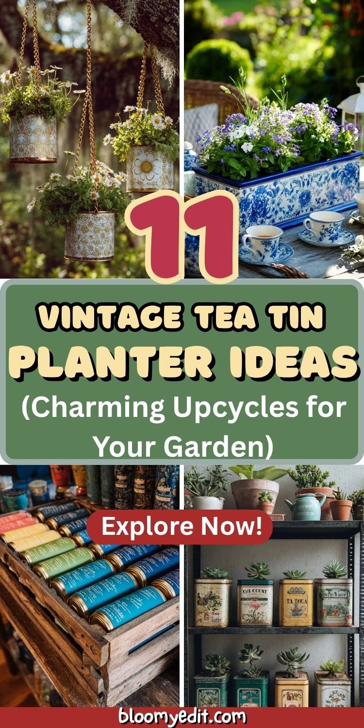 11+ Vintage Tea Tin Planter Ideas (Charming Upcycles for Your Garden)