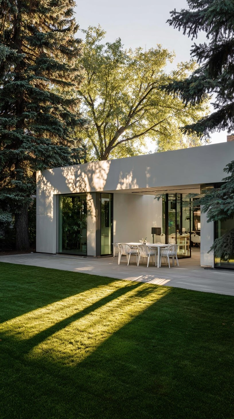 Minimalist Patio Lighting