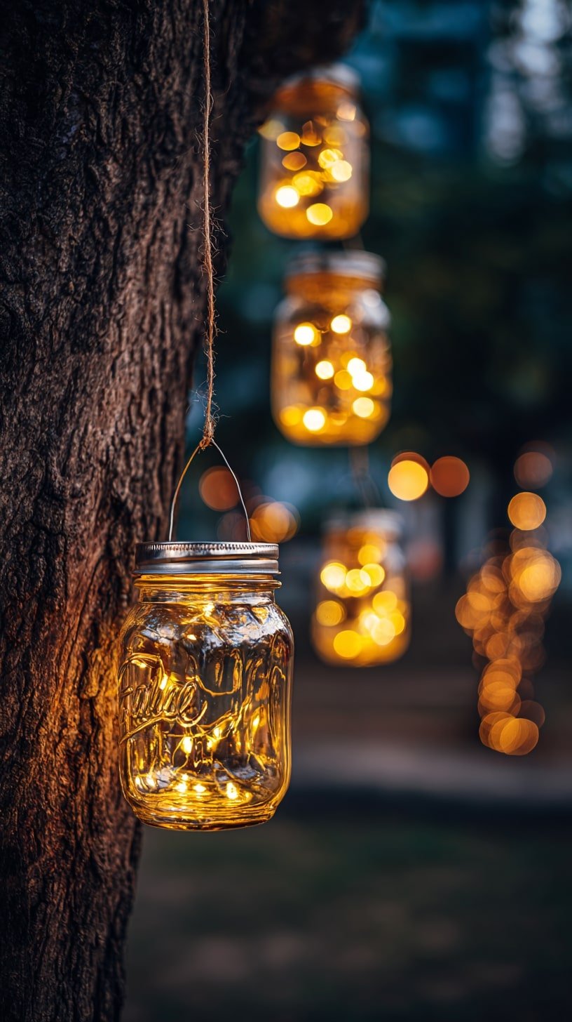 Mason Jar Lanterns for a DIY Sparkle
