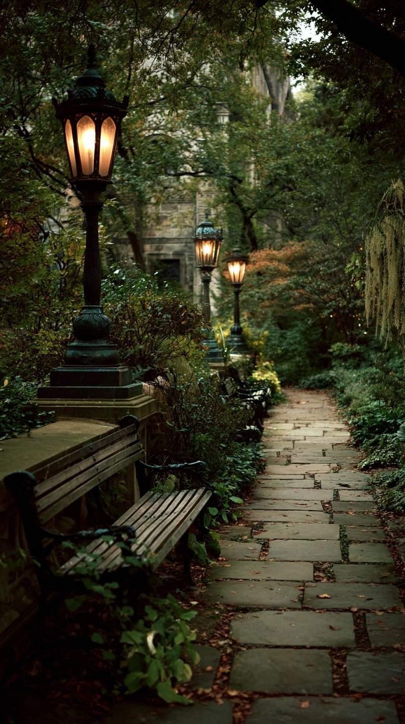 Old-World Lampposts