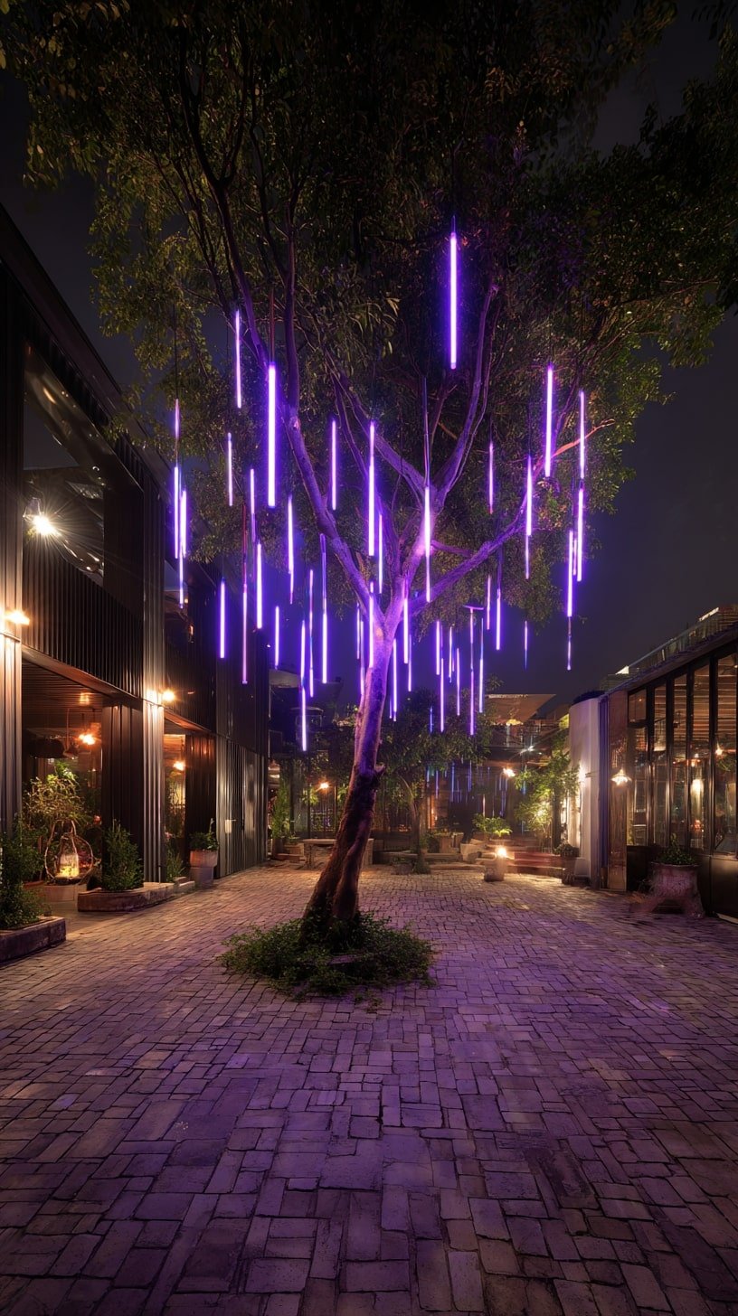 LED Rods for a Futuristic Canopy