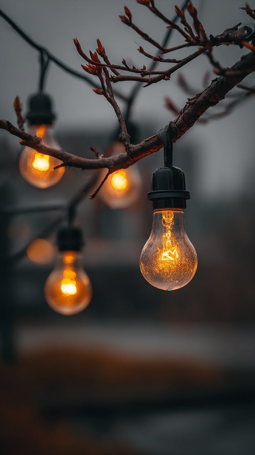 Edison Bulbs for a Soft Industrial Edge