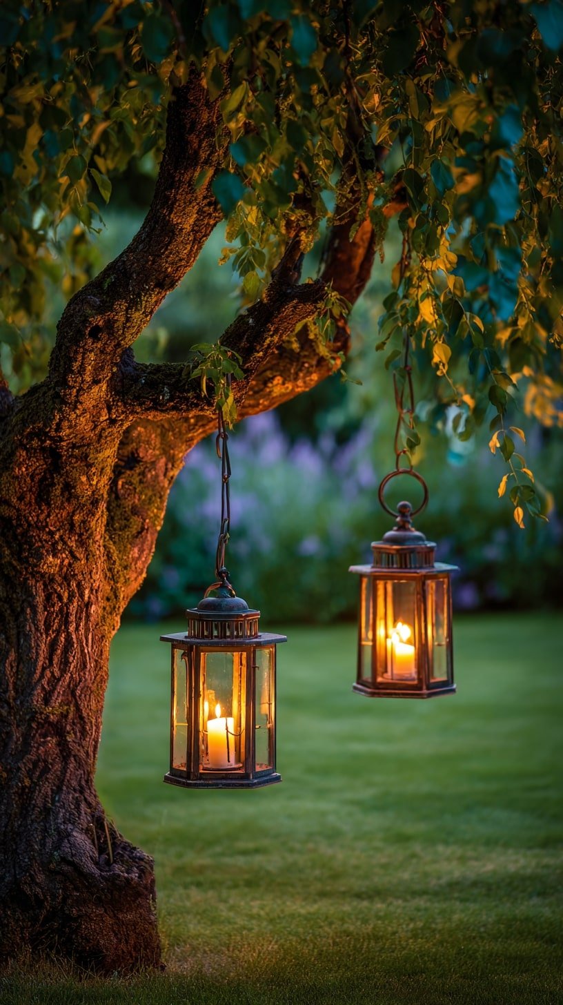 Hang Glass Lanterns